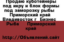 Продаю куботейнеры под икру и блок-формы под заморозку рыбы - Приморский край, Владивосток г. Бизнес » Рыба   . Приморский край